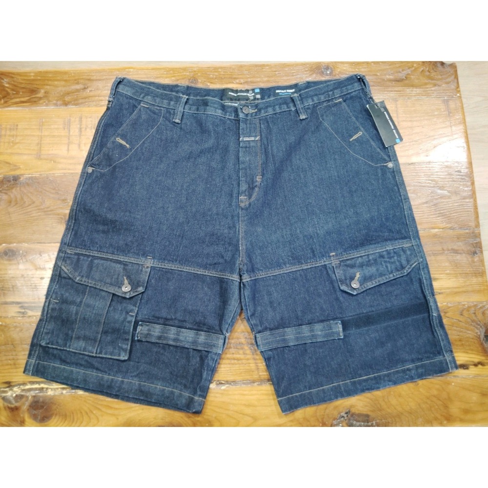 Marithe Francois Girbaud Shorts Size 44 Blue Shuttle Short Relaxed Fit NWT